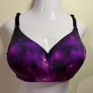 TORRID Women's Purple Galaxy Print Bra